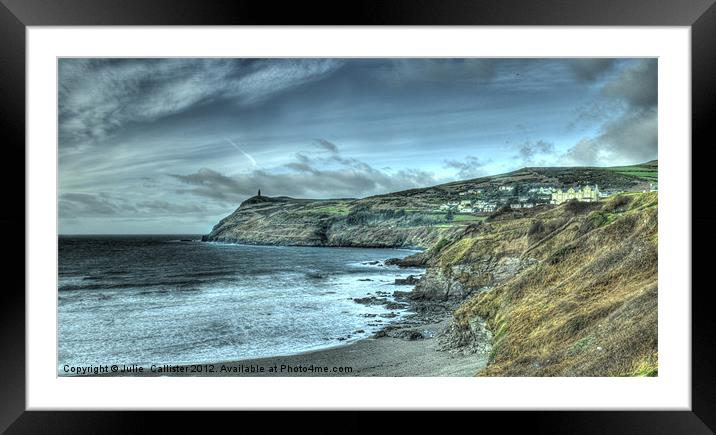 Port Erin Beach Framed Mounted Print by Julie  Chambers