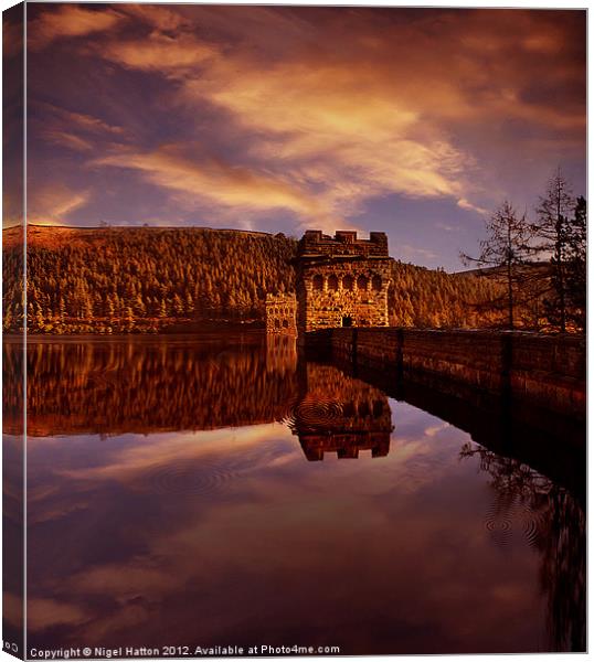 Howden Reflections Canvas Print by Nigel Hatton