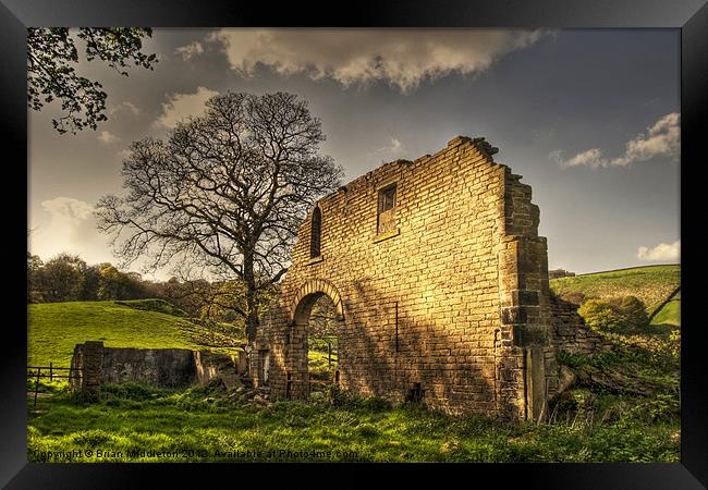 Derelict Farm Framed Print by Brian Middleton