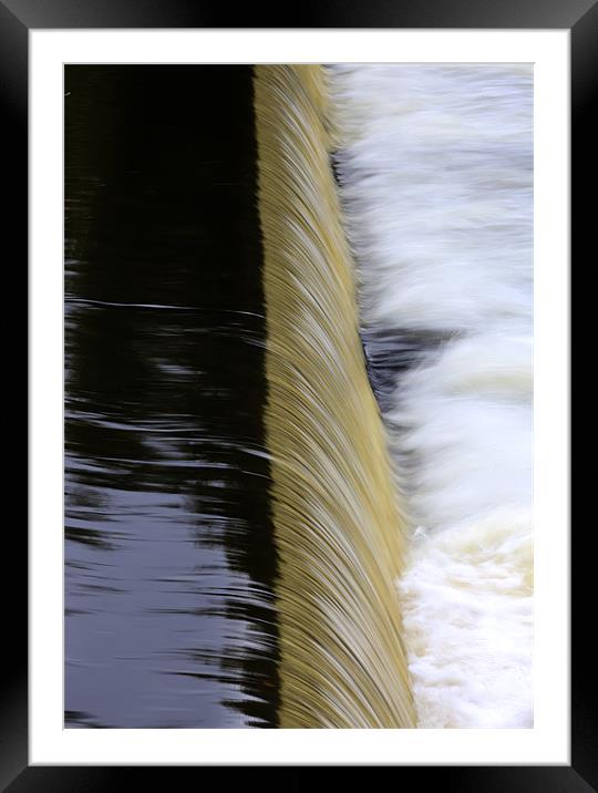 Colour of Water Framed Mounted Print by Mike Gorton