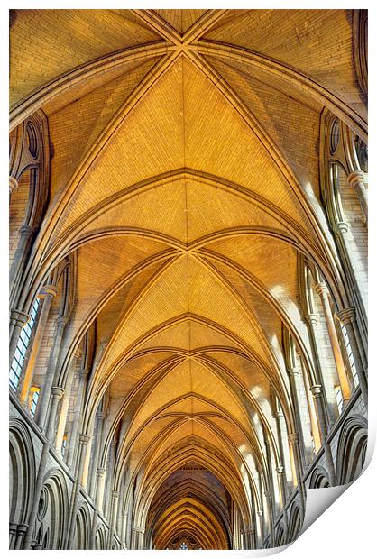 Truro Cathedral Print by Ian Cocklin