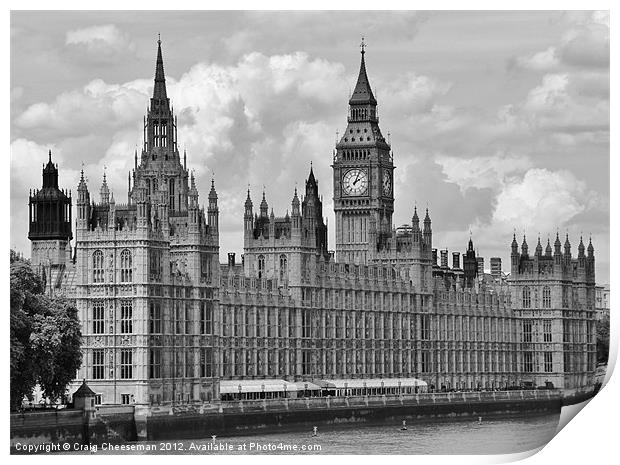 London Print by Craig Cheeseman