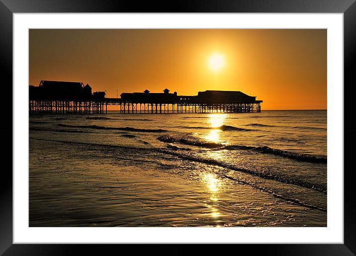 Blackpool Central Pier Framed Mounted Print by Jason Connolly