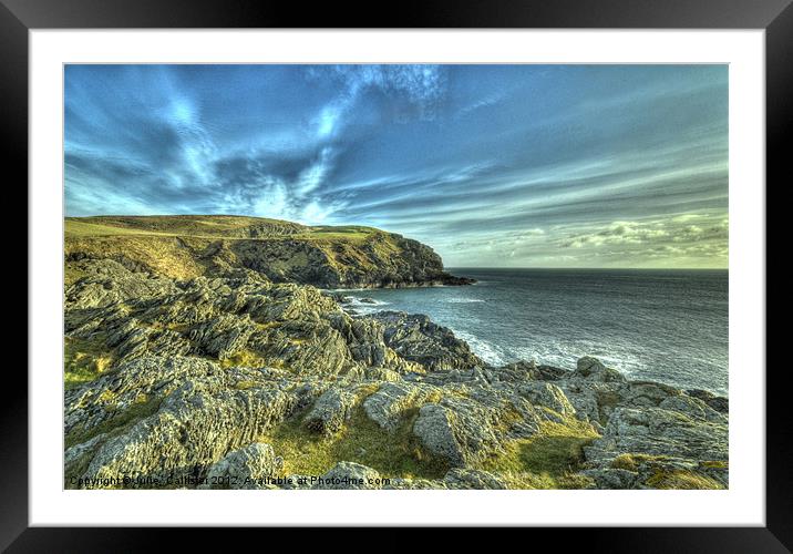 The Sound Calf of Man Framed Mounted Print by Julie  Chambers