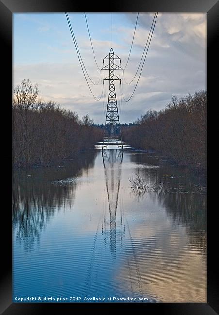 power tower Framed Print by kirstin price