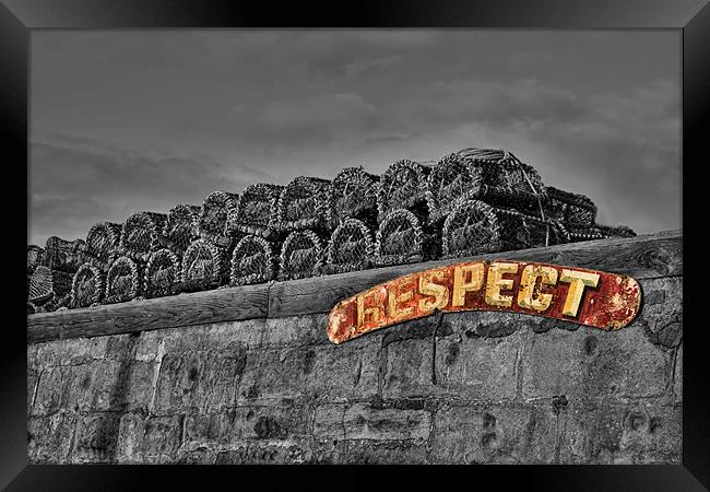 A Little Respect Framed Print by Northeast Images