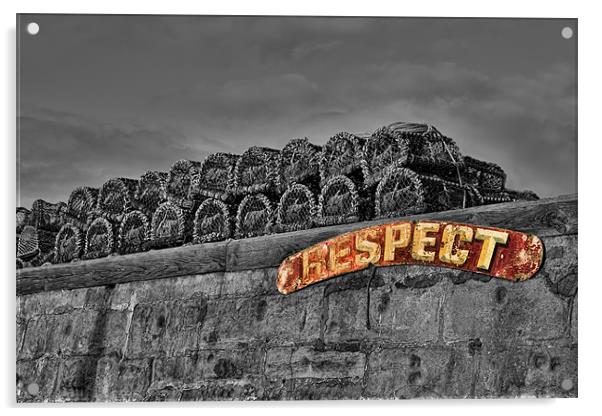 A Little Respect Acrylic by Northeast Images