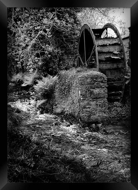 OLD MILL WHEEL Framed Print by Anthony R Dudley (LRPS)