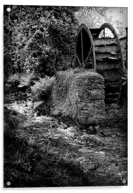 OLD MILL WHEEL Acrylic by Anthony R Dudley (LRPS)