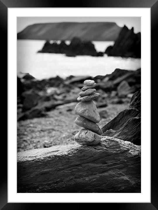 STANDING STONES Framed Mounted Print by Anthony R Dudley (LRPS)