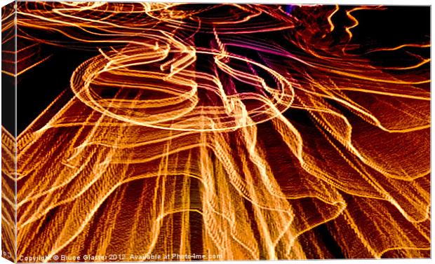 WAVES OF LIGHT Canvas Print by Bruce Glasser