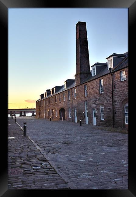 City Quay Dundee Framed Print by Mike Dow