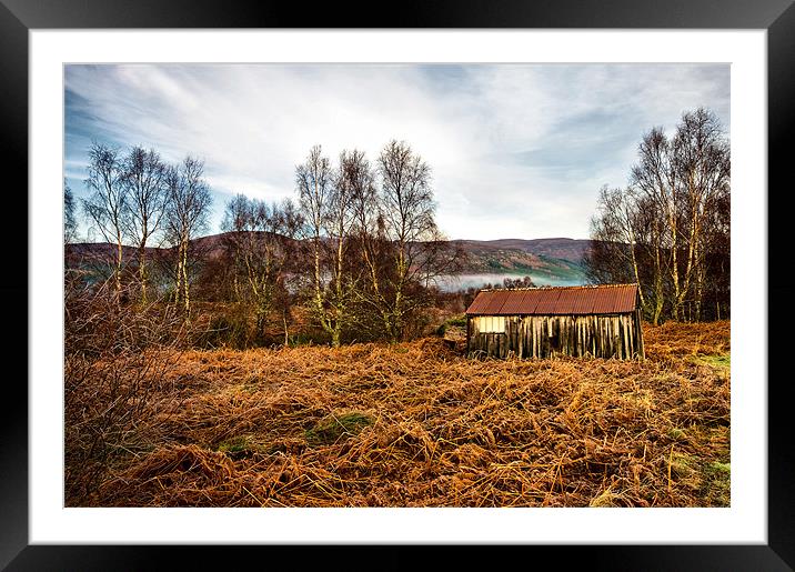 The Old Wooden Shed Framed Mounted Print by Jacqi Elmslie