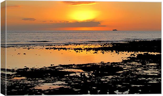 Sunset Tenerife Canvas Print by barbara walsh