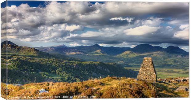 View from Moel y Gest Canvas Print by Rory Trappe