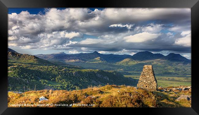 View from Moel y Gest Framed Print by Rory Trappe
