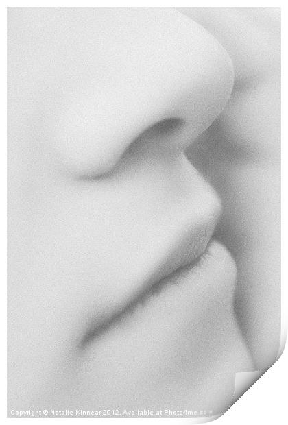 Facial Curves Print by Natalie Kinnear