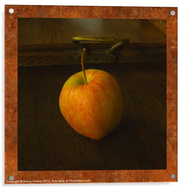Apple Acrylic by Debra Kelday