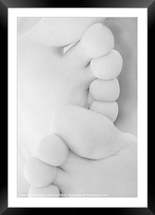 Toe Curves Framed Mounted Print by Natalie Kinnear