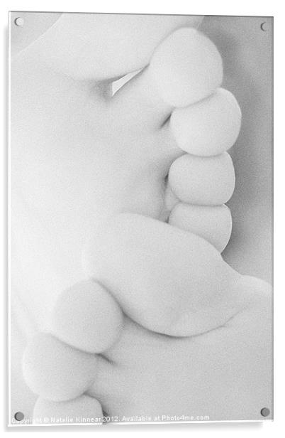 Toe Curves Acrylic by Natalie Kinnear