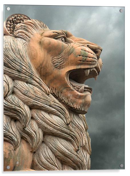 King of the Jungle Acrylic by Wayne Molyneux