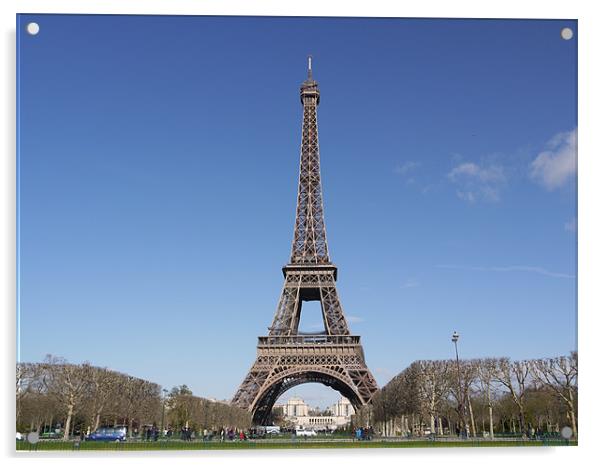 Eiffel Tower Acrylic by Rong  Kruckner