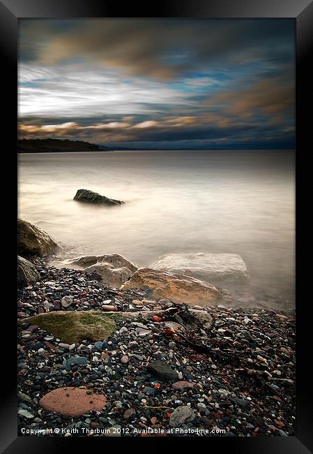 Pebbles to the Forth Framed Print by Keith Thorburn EFIAP/b