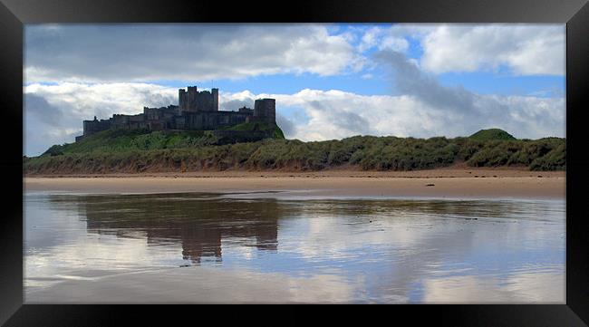 Bamburgh Castle Framed Print by Wayne Molyneux