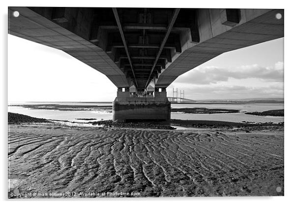 Severn Bridge Acrylic by mark blower