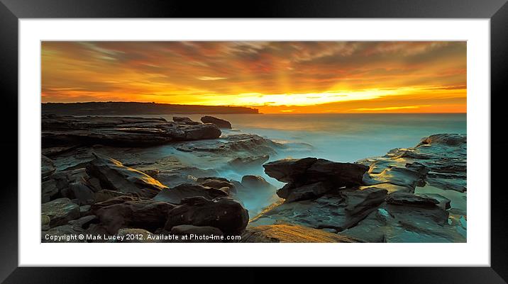 Just Glorious Framed Mounted Print by Mark Lucey