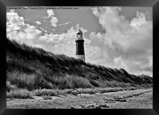 Old Lighthouse - Spurn Point Framed Print by Trevor Kersley RIP