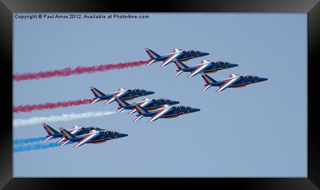 Patrouille de France Framed Print by Paul Amos