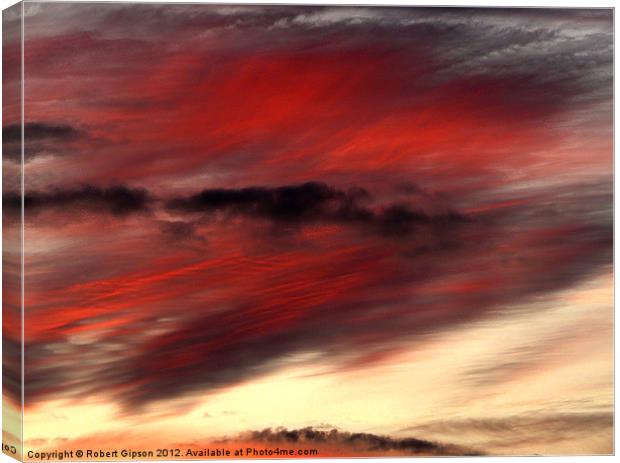 Skyscape reds Canvas Print by Robert Gipson