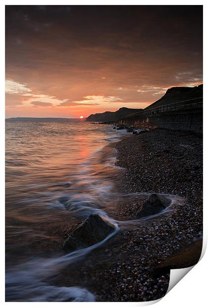 Sunset At the Bay, Print by Daniel Bristow