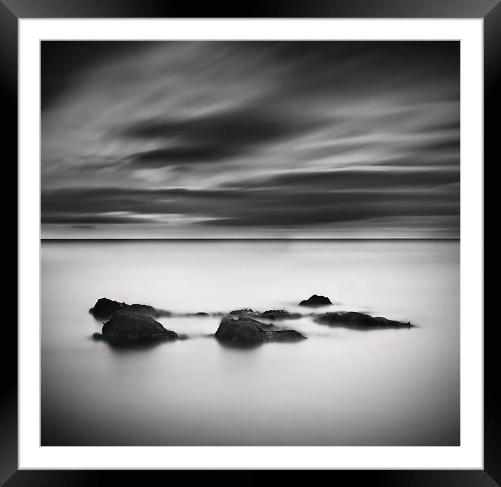 The Rocks Framed Mounted Print by Daniel Bristow