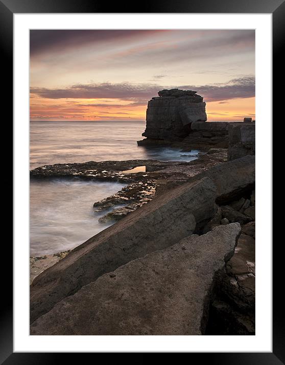 Pulpit sunset Framed Mounted Print by Daniel Bristow