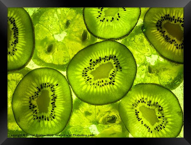 Kiwis and lemons. Framed Print by Daniel Bristow