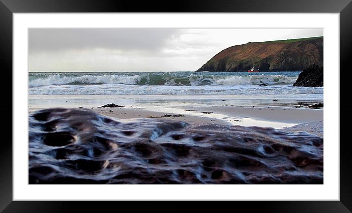 Beenbane Beach Framed Mounted Print by barbara walsh