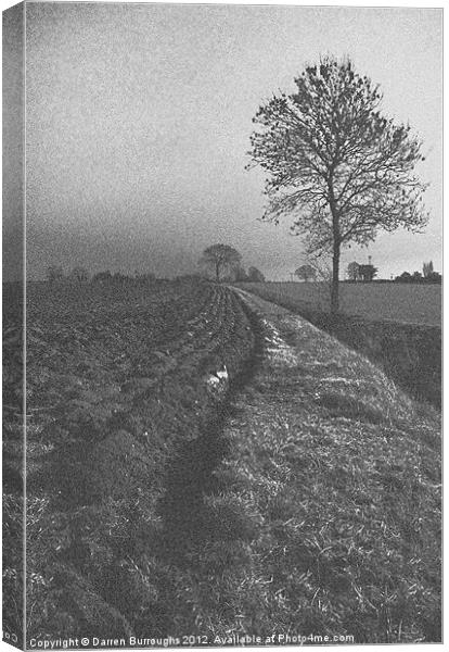 Vintage Norfolk Farming England Canvas Print by Darren Burroughs
