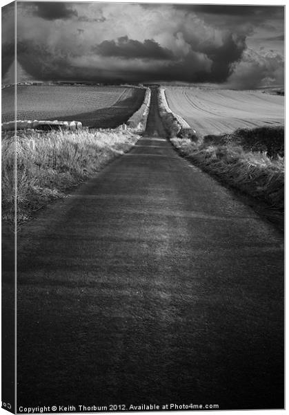 The way to the Weather Canvas Print by Keith Thorburn EFIAP/b