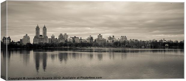 New York Central Park Skyline Canvas Print by James Mc Quarrie