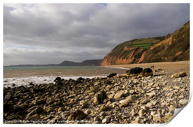 Salcombe Mouth Print by Pete Hemington