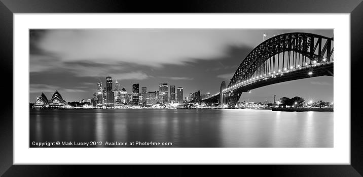 The Party's Over Framed Mounted Print by Mark Lucey
