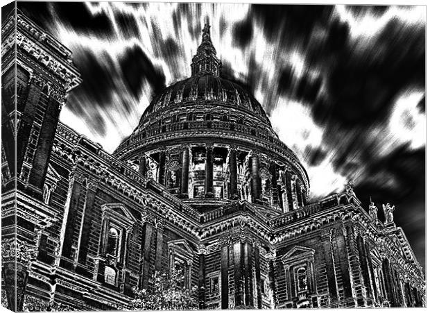 St Pauls 2 Canvas Print by Andrew Driver