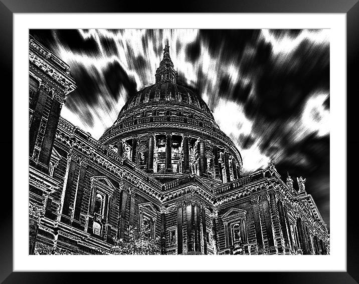 St Pauls 2 Framed Mounted Print by Andrew Driver