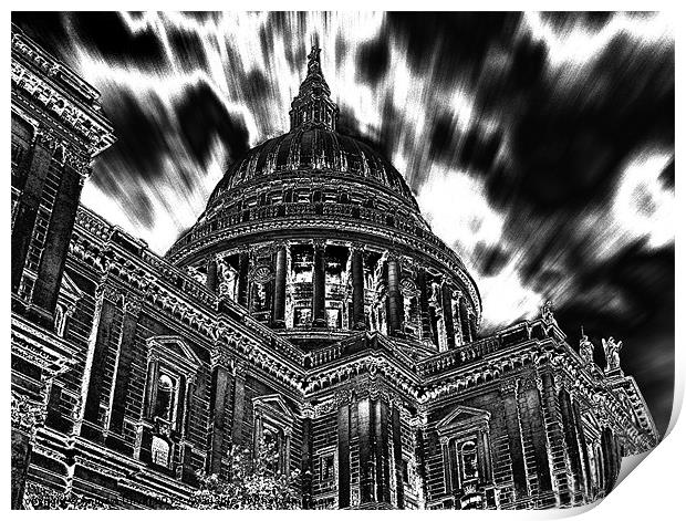 St Pauls 2 Print by Andrew Driver