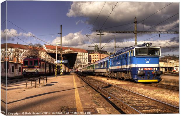 Brno Station Canvas Print by Rob Hawkins