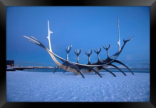 Reykjavik Framed Print by Gail Johnson