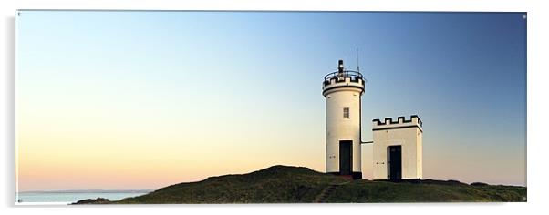 Elie lighthouse Acrylic by Grant Glendinning