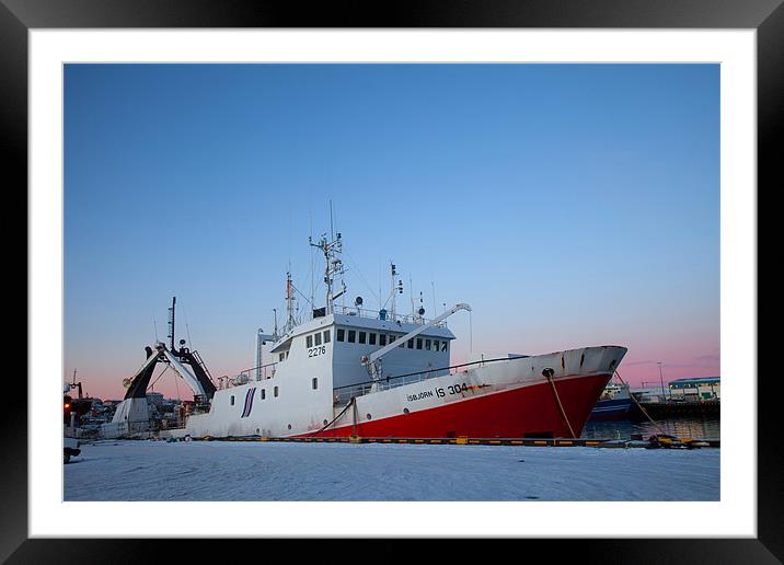 Reykjavik Framed Mounted Print by Gail Johnson